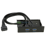 PCI-E to USB3.0 Card + 3.5inch 2Ports USB 3.0 HUB Front Panel (Set)