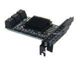 SATA 3 Expansion Card 10 Port, RIITOP PCI-e Express x1 SATA 6G Controller Card, SATA iii 6Gbps PCIe Adapter Card, Come with Low Profile Bracket and SATA3 Cables