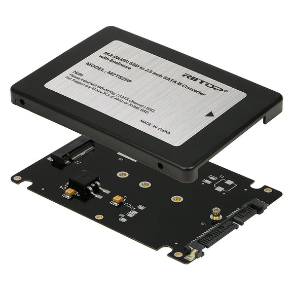 M.2 NGFF/NVMe SATA SSD Hard Drive Enclosure USB Converter External Case  Adapter 608374491570