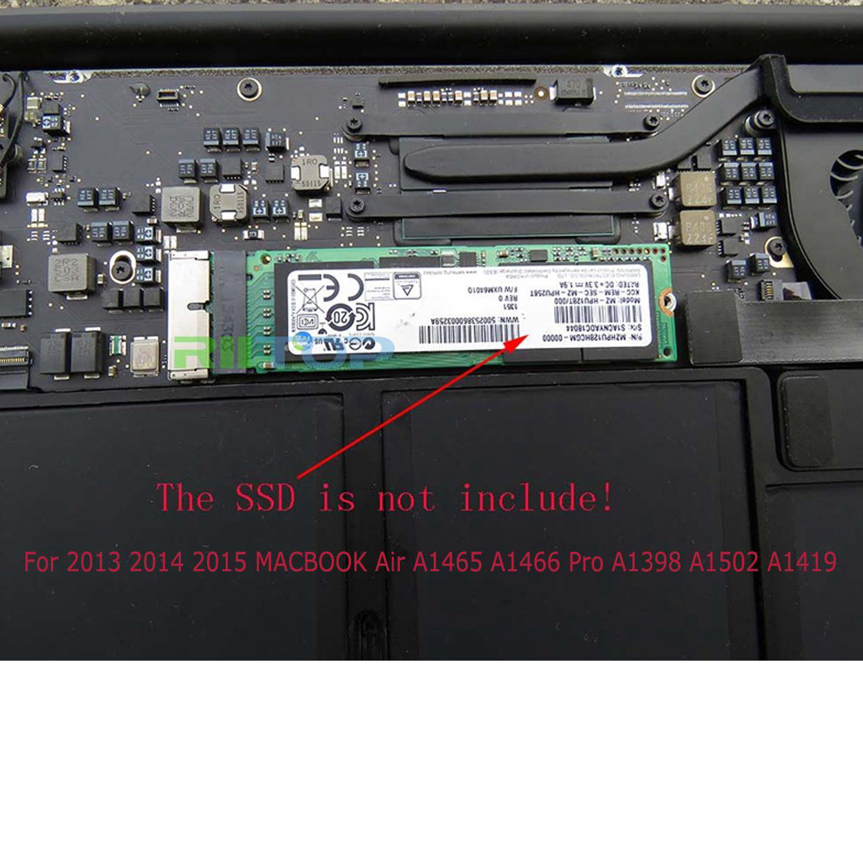 Tablet Booth hævn RIITOP M.2 PCI-e SSD Adapter Card for MACBOOK Air 2013 2014 2015 A1465