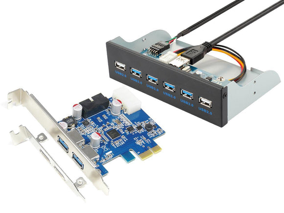 Express USB 3.0 Converter Adapter + 5.25 inch USB Hub F – RIITOP