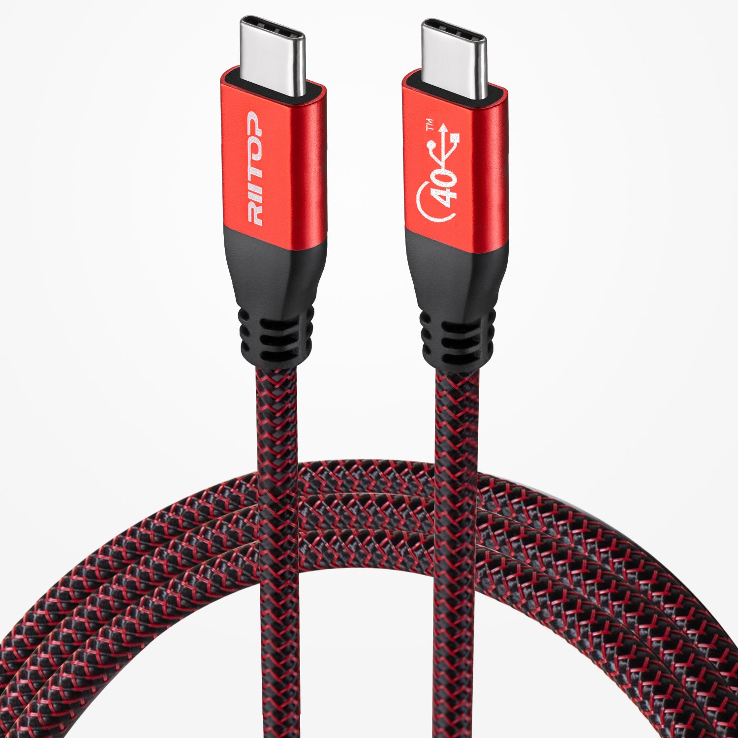 ønske helgen Modish RIITOP USB4 Cable with 40Gbps Data, 5K Video Support, and 100W PD Char