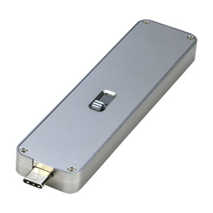 RIITOP NVMe M.2 SSD Enclosure NVMe to USB-C Reader Adapter (No Cable Need) [NVMEU31Z-SS]