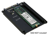 RIITOP M.2 B Key SATA SSD to 2.5inch SATA 3.0 6Gb Converter Card Adapter with Metal Mounting Bracket For 2230/2242/2260/2280mm B/B+M Key M.2 SATA-Based NGFF SSD [M2T25S]