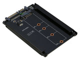 RIITOP M.2 B Key SATA SSD to 2.5inch SATA 3.0 6Gb Converter Card Adapter with Metal Mounting Bracket For 2230/2242/2260/2280mm B/B+M Key M.2 SATA-Based NGFF SSD [M2T25S]