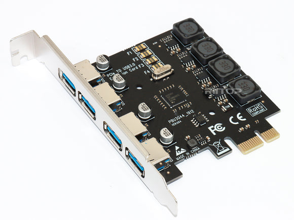 USB 3.0 Expansion Card 4 (No Need Power Supply), RIITOP