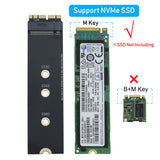 M.2 NVME SSD Convert Adapter Card for Apple MacBook Air Pro Retina (Year 2013-2017), RIITOP NVME/AHCI SSD Upgraded Kit for A1465 A1466 A1398 A1502(Not Fit Early 2013 MacBook Pro)