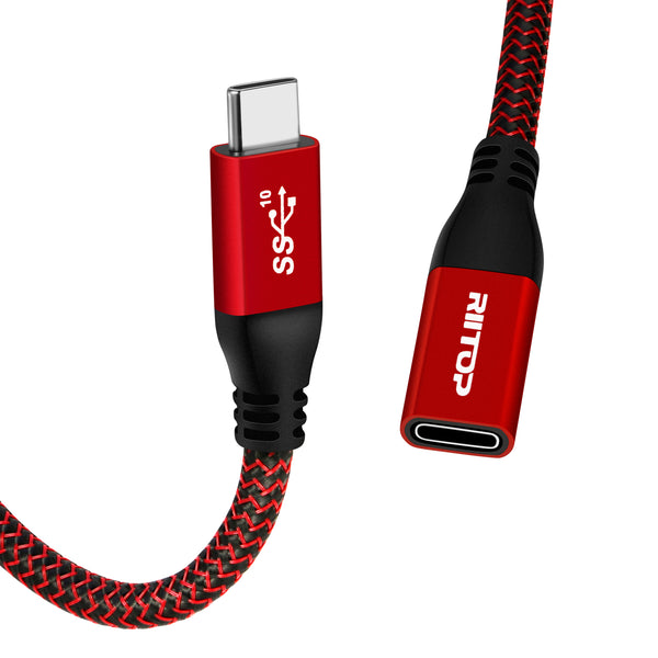 RIITOP Cavo interruttore USB di tipo C, 1 m, 10 Gbps, cavo USB 3.1