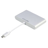 RIITOP USB C to HDMI Ethernet Adapter with 1000Mbps Lan Port + USB 3.0 HUB + USB-C Power Delivery PD Charging Port (Thunderbolt 3 Compatible) 4 IN 1