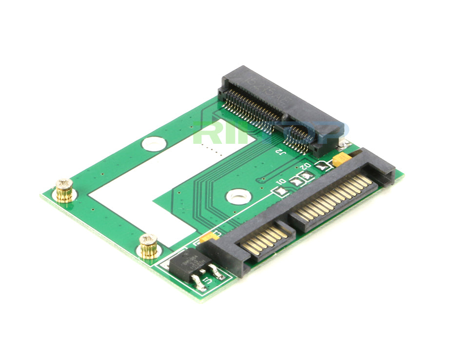 RIITOP mSATA to SATA Adapter mSATA to inch SATA 7+15 22 Pin Conver