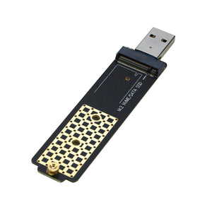 M.2 to USB Adapter, RIITOP M.2 NVMe & NGFF SSD to USB Reader Converter Adapter for Both B Key and M Key SSD