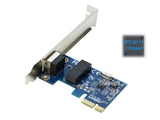 PCIe 1000M Gigabit Ethernet Network Card Adapter, RIITOP PCI Express x1 to Gigabit Netowrk LAN Card 10/100/1000 Mbps Realtek 8111 Chipset [PCIE1000M-1P]