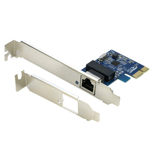 PCIe 1000M Gigabit Ethernet Network Card Adapter, RIITOP PCI Express x1 to Gigabit Netowrk LAN Card 10/100/1000 Mbps Realtek 8111 Chipset [PCIE1000M-1P]