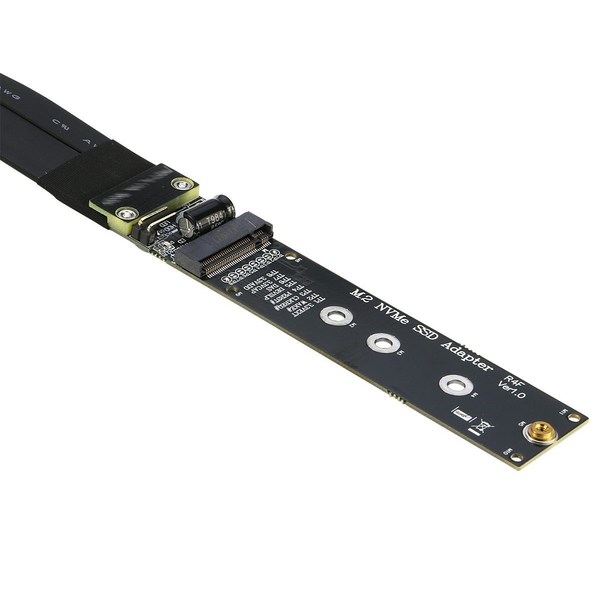 Nvme Pic Riser NVMe Extension Cable PCIe M.2 NVMe SSD Riser Adapter Supports PCIE 3.0 ...